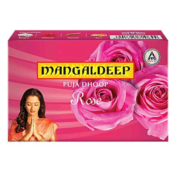 Mangaldeep Dhoop (Rose) Pack Of 12