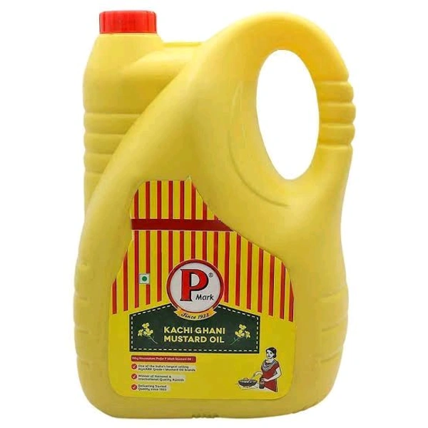 P Mark Mustard Oil 5 L - 1 L