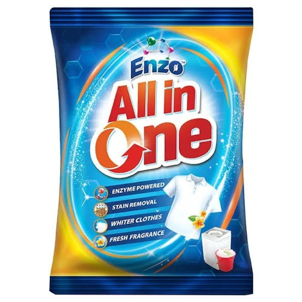Enzo All In One Detergent Powder 90 G (Pack Of 12)