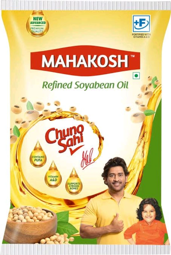 MAHAKOSH Refined Soyabean Oil - Pouch 770 g