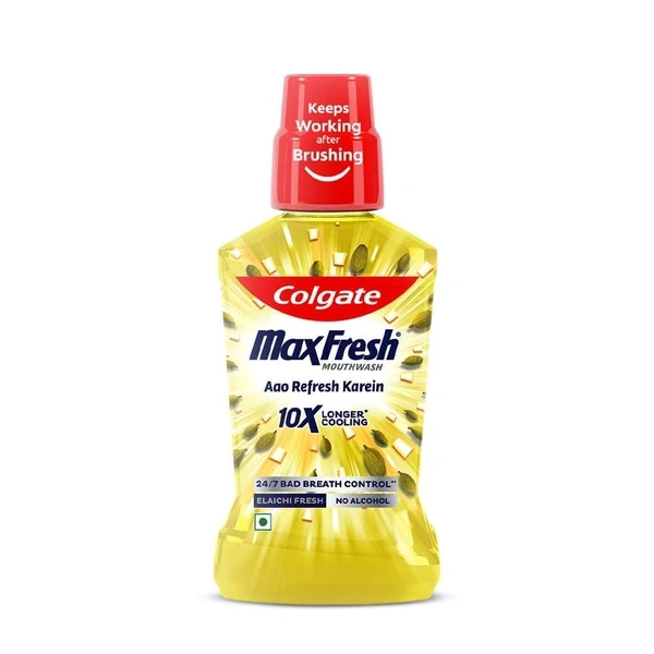 Colgate Max Fresh Mouthwash (250 Ml) - Elaichi Fresh