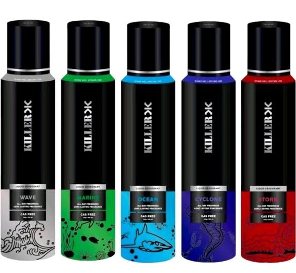 Killer Storm No Gas Deodorant Body Spray - For Men