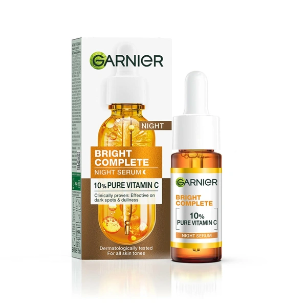 Garnier Skincare 10% Pure Vitamin C Overnight Face Serum 15ml