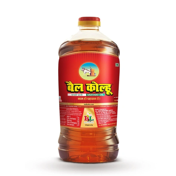 Bail Kolhu Kacchi Ghani Mustard Oil 2ltr