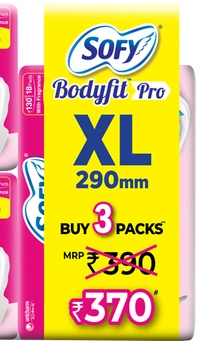 Sofy Bodyfit XL 3 Packs (18X3) Pads