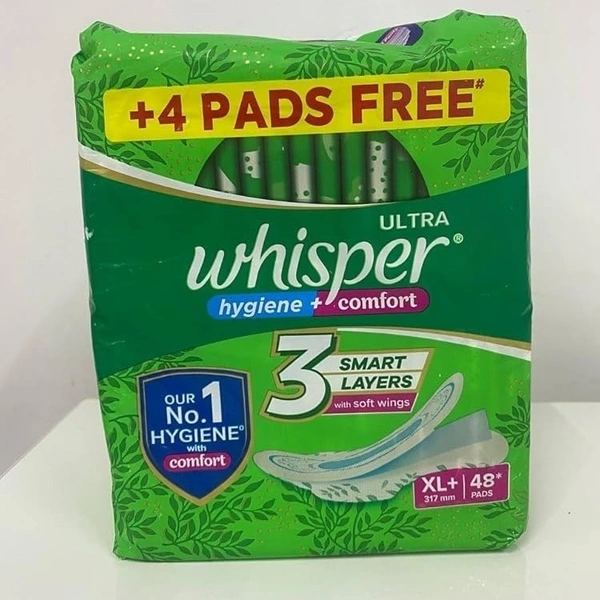 Whisper Ultra XL+ (44+4) Pads FREE