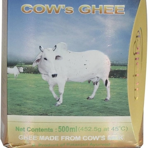 Patanjali Cow Desi Ghee 500ml Ayurvedic Desi Ghee For Strong Immunity And Daily Cooking Needs