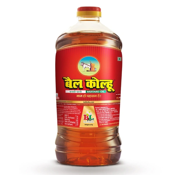 Bail Kolhu Kacchi Ghani Mustard Oil 5ltr Sarso Tel