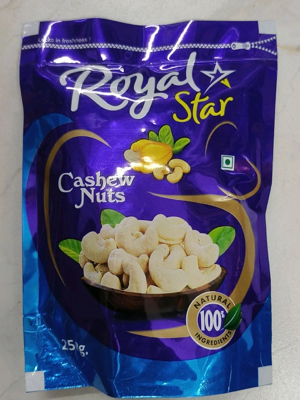 Natural Cashew 250gms Packet Kaju