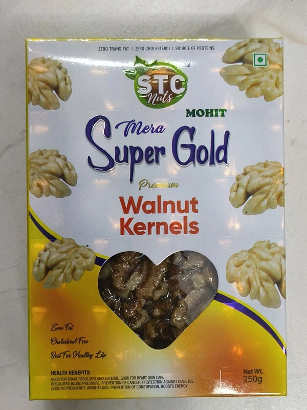 California Walnut Kernels (Akhrot Giri) Walnuts 250gms With Air Tight Packing 