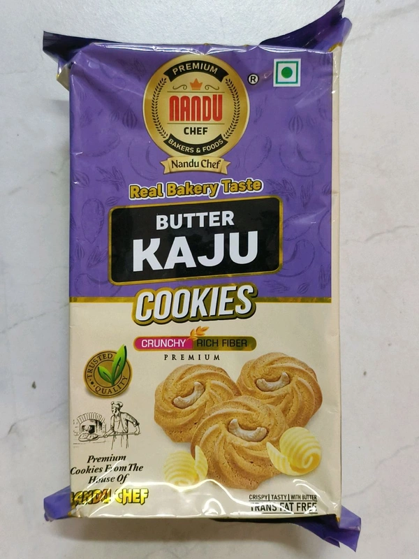 Nandu Kaju Cookies – light, crispy treat with a delicious homemade touch 200gms 