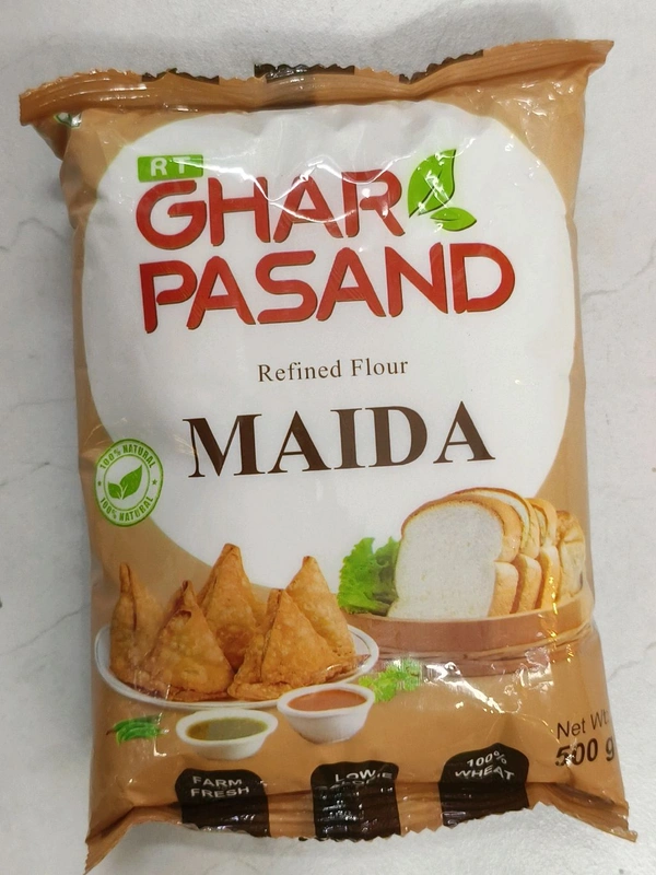Ghar Pasand Maida 500gms smooth, refined flour perfect for baking and snacks