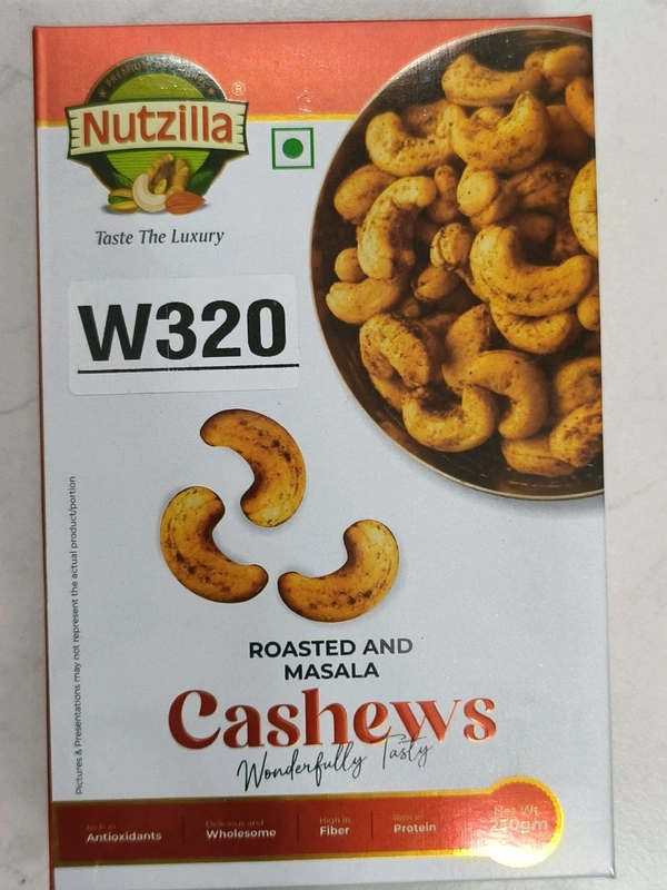 Masala & Roasted Cashew 250gms Kaju Air Tight Packing 