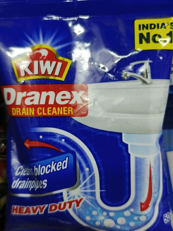 Kiwi Dranex Powerful Drain Cleaner For Unclogging Sinks, Pipes And Bathroom Drains