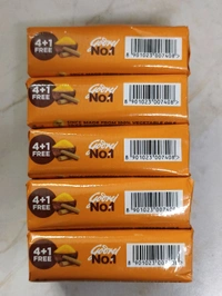Godrej No.1 Sandal Turmeric Soap 4+1FREE 500gms