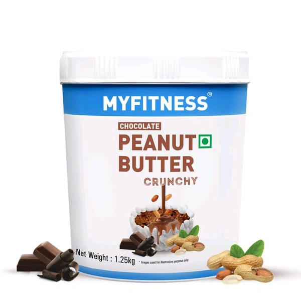 Myfitness Chocolate Flavour Peanut Butter Crunchy 1.25kg