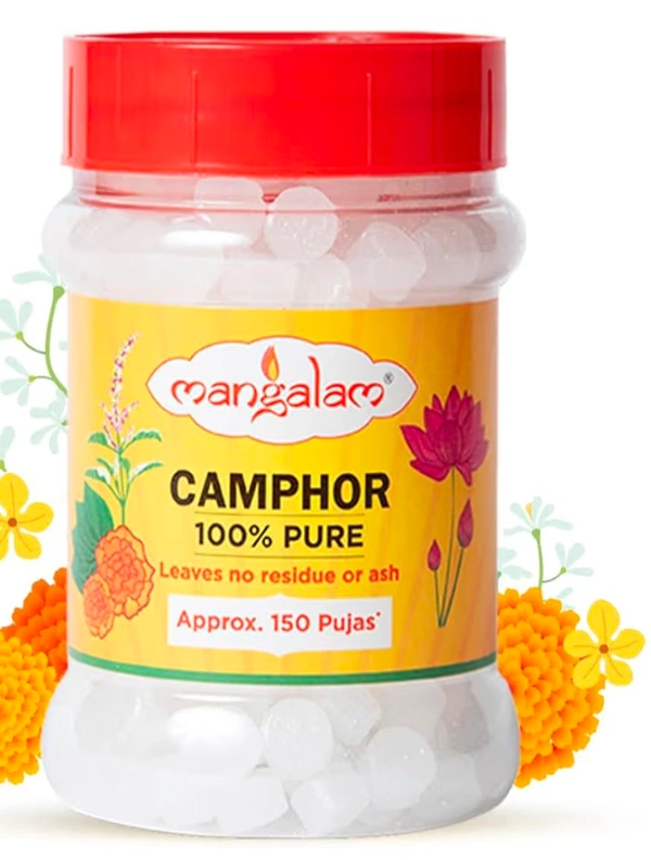 Mangalam 100% Pure Camphor (Kapoor) 50gms