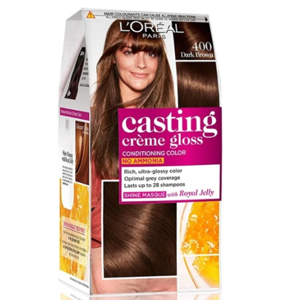 L'oreal Casting Creme Gloss Dark Brown (400) 21g+24ml