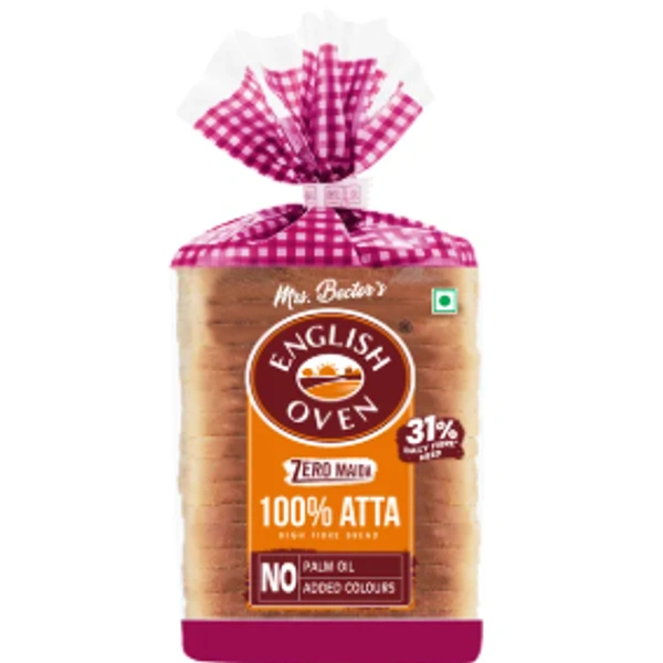 Fresh English Oven Zero Maida 100% Atta Bread