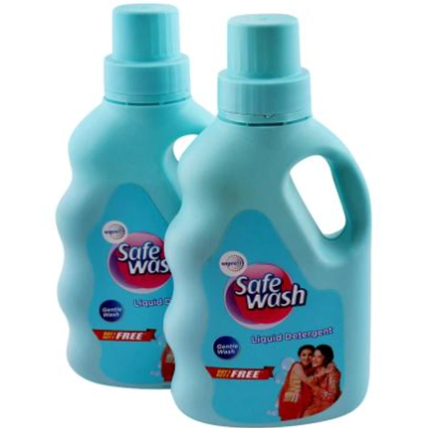 Wipro Safe Wash Liquid Detregent 500+500ml FREE Buy 1 Get 1