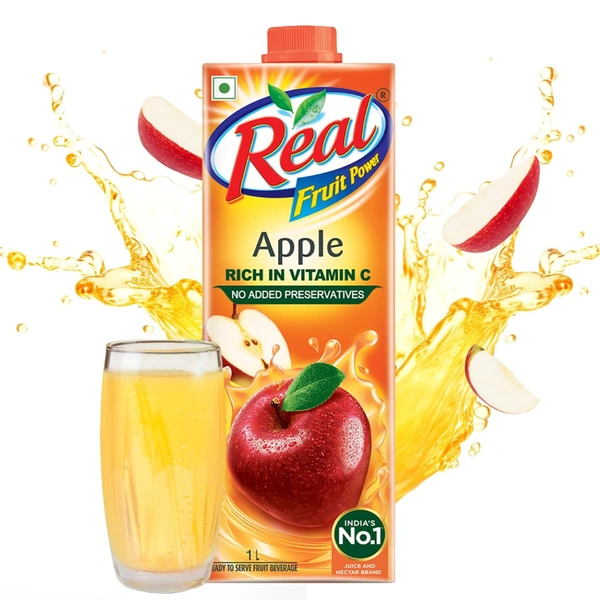 Real Apple Juice 1ltr Pure Apple Juice For Refreshing Taste And Everyday Health Boost