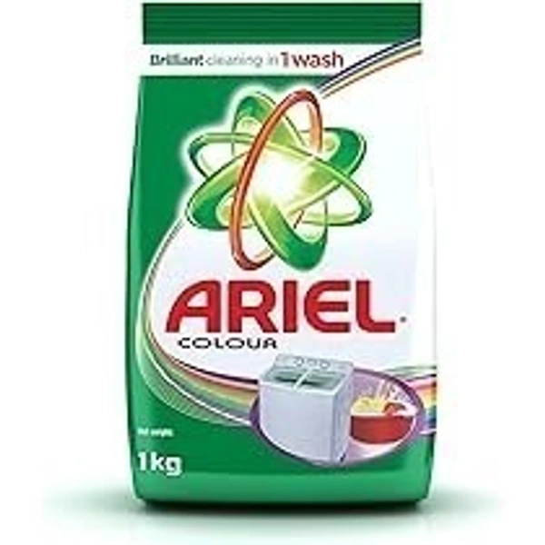 Ariel Detergent Powder 1kg Superior Cleaning Power For Bright, Fresh And Stain-Free Clothes