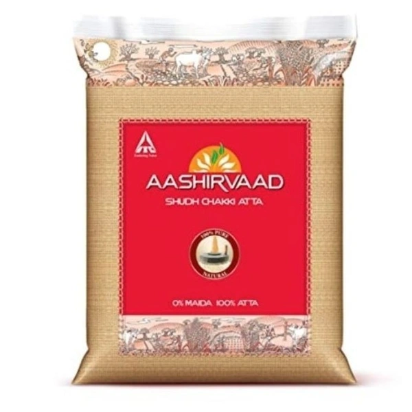 Ashirvaad Fresh Atta 10kg chakki-fresh, nutritious, perfect for daily homemade rotis