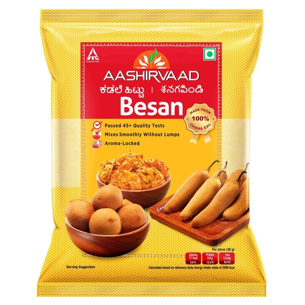 Ashirvaad Besan 400gms fresh, pure, and hygienically packed gram flour