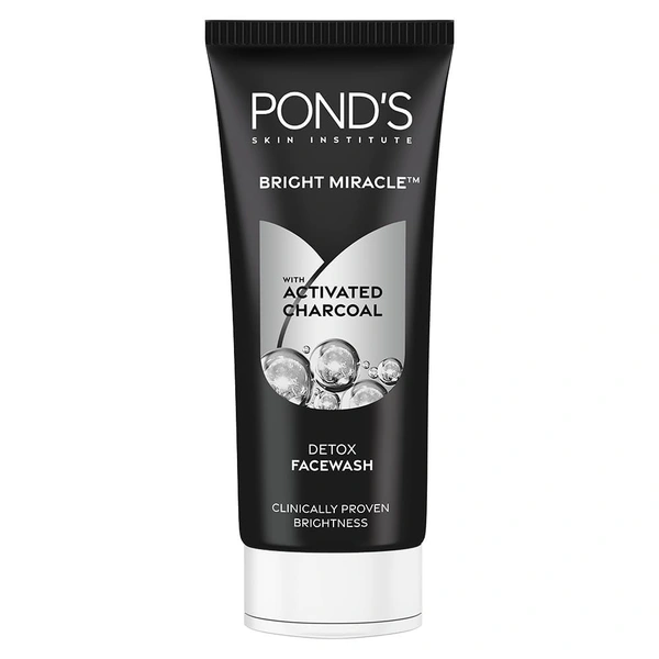 Pond's Bright Miracle Charcoal Activated Facewash 100gms