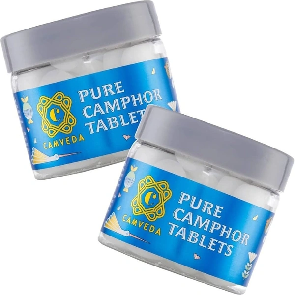 Camveda Pure Camphor Tablets 25gms (Kapoor) 
