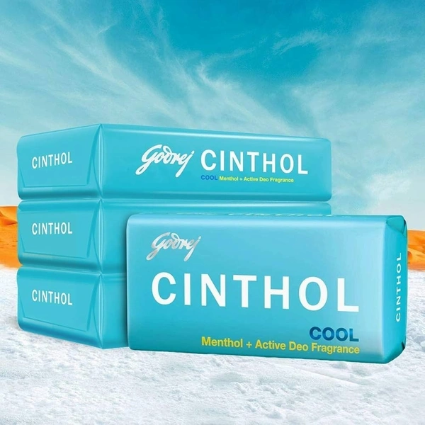 Cinthol Cool Menthol Buy 3+1 FREE 4x75gms