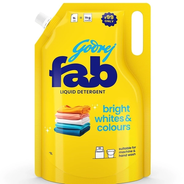 Godrej Fab Liquid Detergent 1ltr 