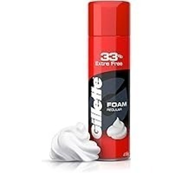 Gillette Regular Shaving Foam 280+138gms FREE 