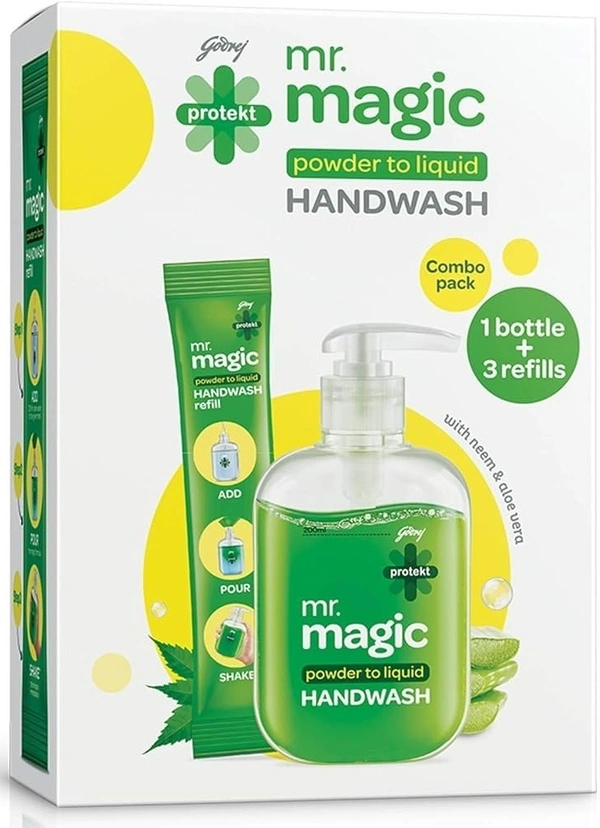 Godrej Mr. Magic Handwash Bottle With Refill