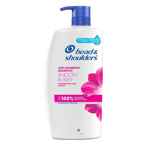 Head & Shoulders Smooth and Silky, Anti Dandruff Shampoo 1 L