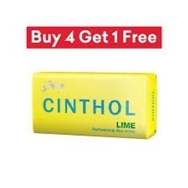 Cinthol Lime Soap Buy 4+1 FREE 5x100gms