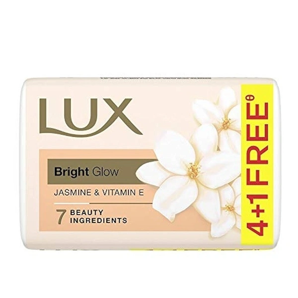 Lux Bright Glow Jasmine Soap 4+1 FREE (5x100gms)