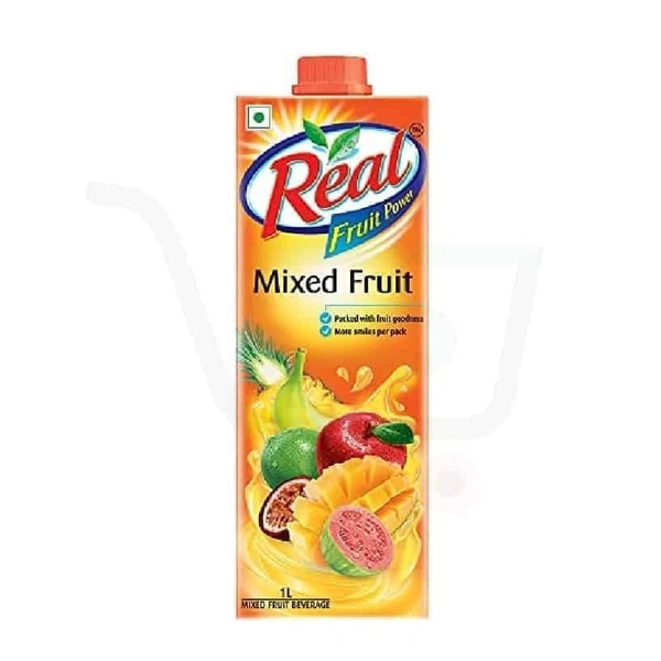 Real Mixed Fruit 1ltr Refreshing Mixed Fruit Juice For Energy, Taste And Instant Freshness