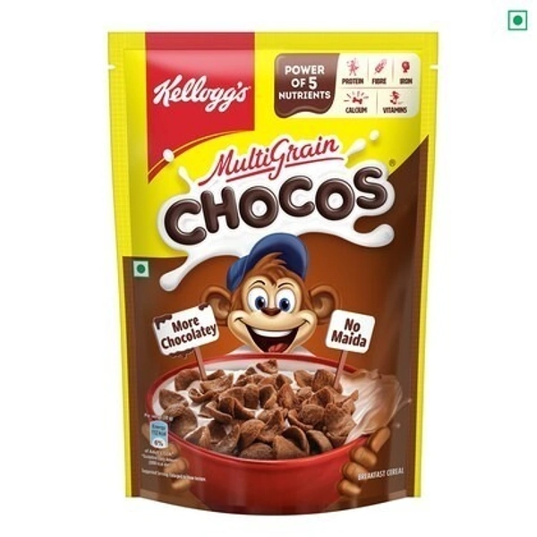 Kellogg's Chocos 385gms Delicious chocolaty breakfast loved by kids and ready instantly