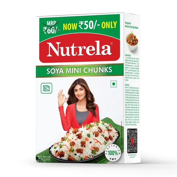 Nutrela Soya Mini Chunks 200+20gms FREE