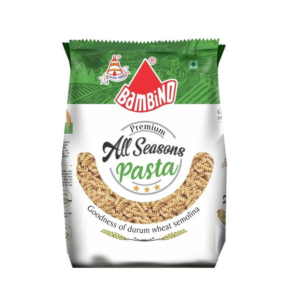Bambino Premium All Seasons Pasta (Spirali) 400gms
