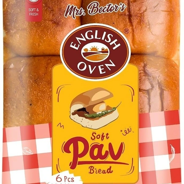 Fresh English Oven Pav Bread (12pcs)