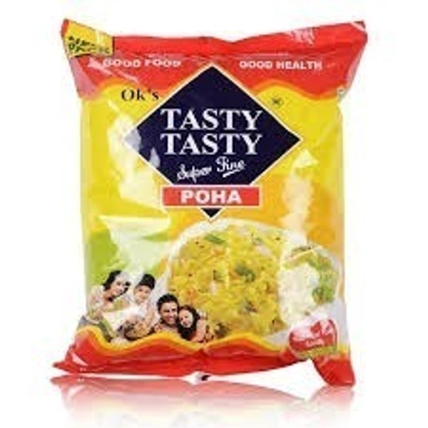 Tasty Tasty Poha soft flakes, delicious taste, ready in minutes 400gms