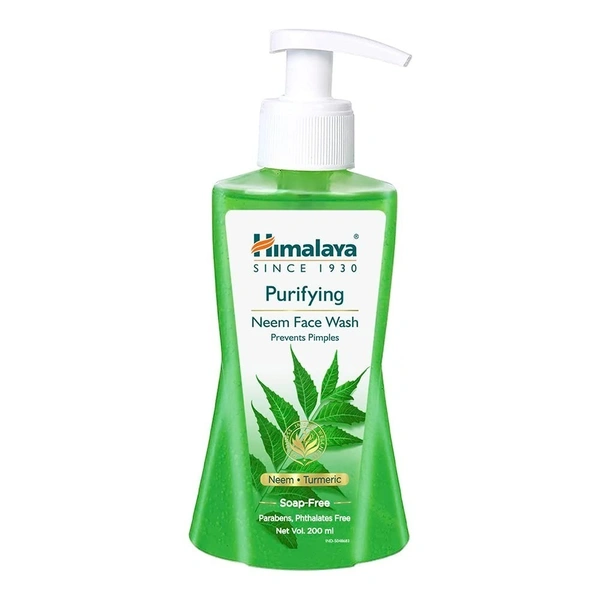 Himalya Purifying Neem Facewash 200ml Pump Bottle