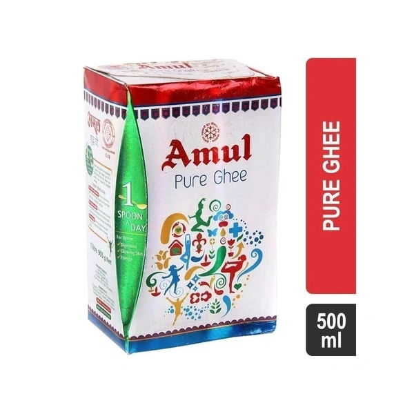 Amul Desi Ghee 500ml Pure Desi Ghee For Rich Aroma, Taste And Daily Cooking