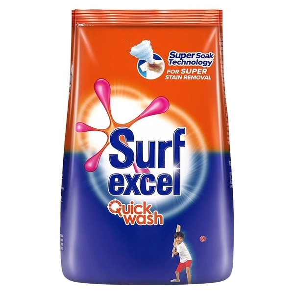 Surf Excel Detergent Powder 1kg Quick Wash Quick Wash Formula For Powerful Cleaning And Bright, Fresh Clothes