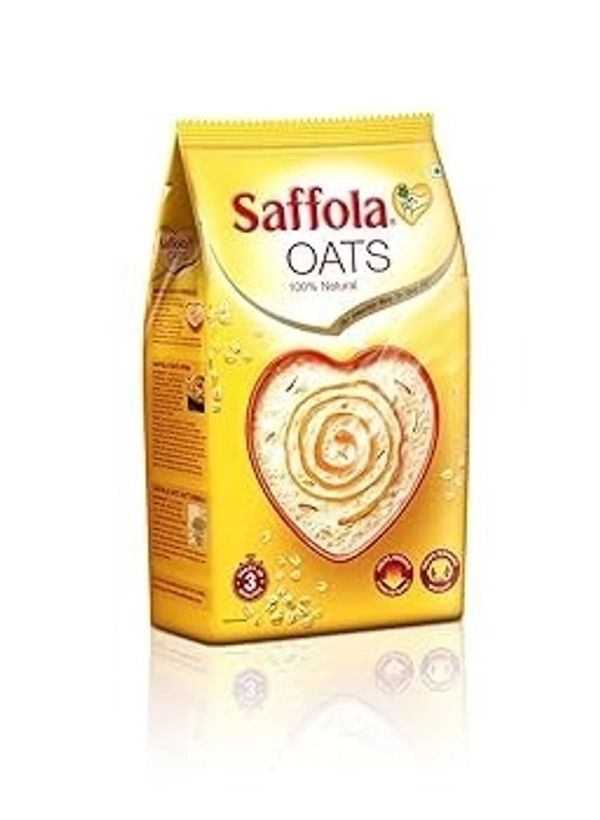 Saffola Oats 1kg Wholesome plain oats for light, healthy and daily breakfast routine