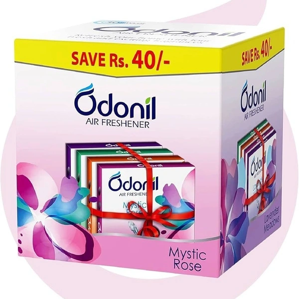 Odonil Air Freshner All Fragrances Mixed 4x48gms Each