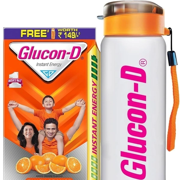 GluconD 1kg (SIPPER FREE Worth 165/-) Orange 