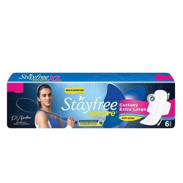 Stayfree Secure XL 6 Pads